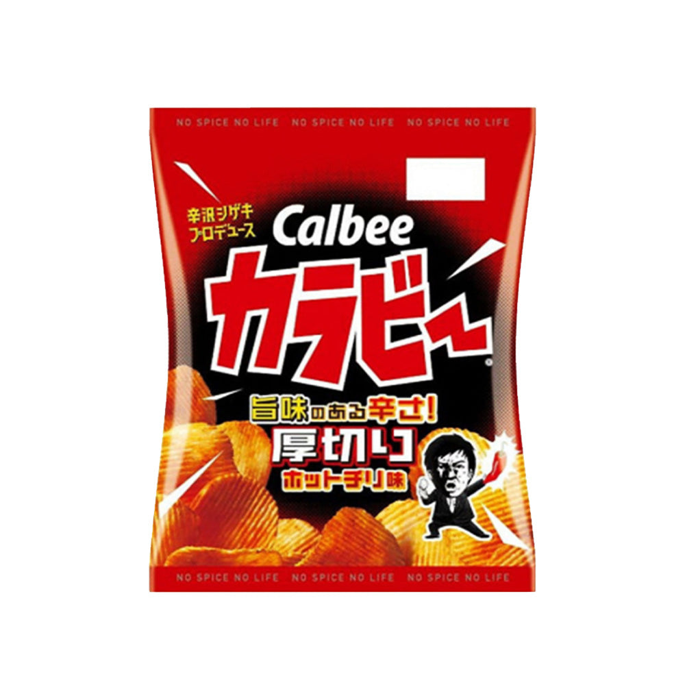 Calbee卡樂B 厚切辣味波浪薯片 55g