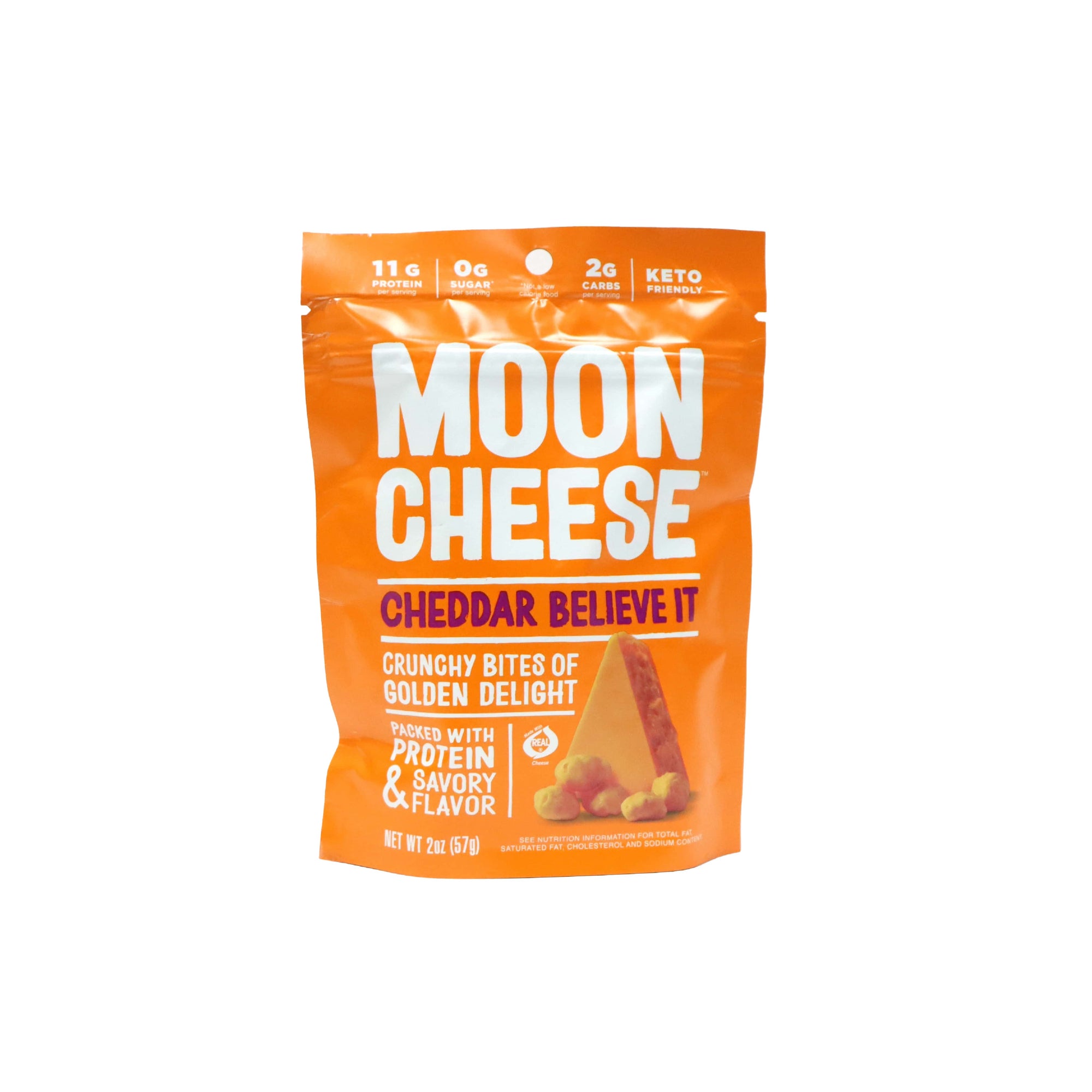Moon Cheese Cheddar Believe It 2oz (56.7g)