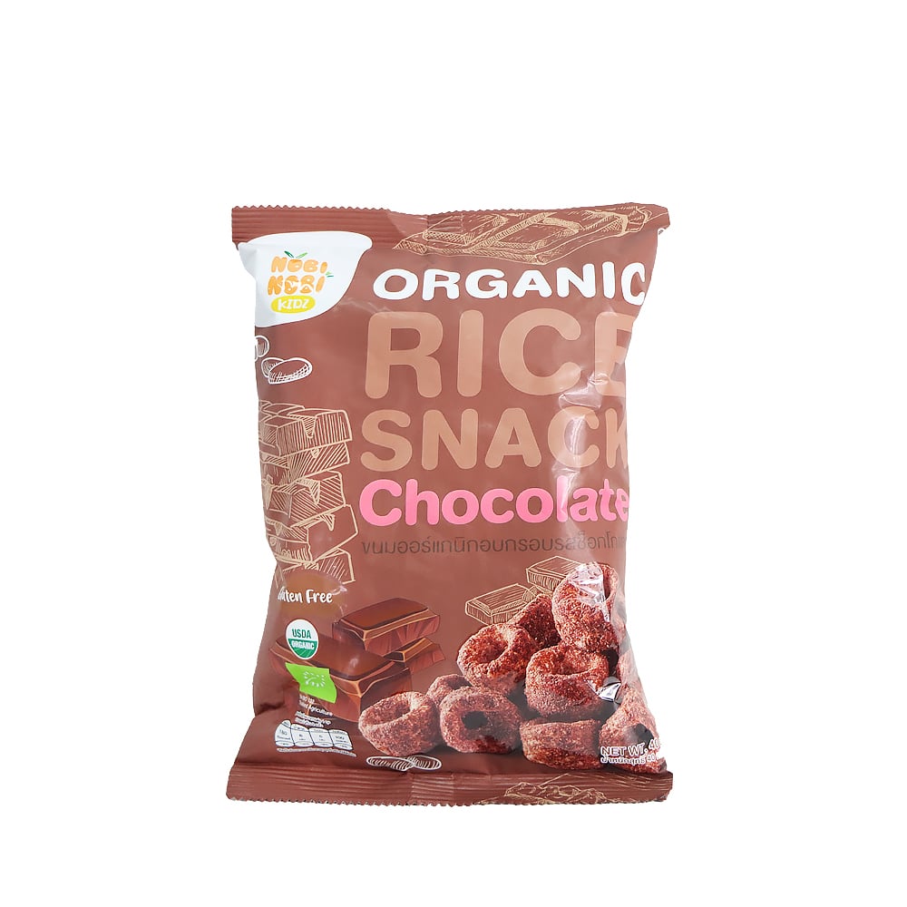 Nobi Nobi 有機脆米零食 朱古力味 40克