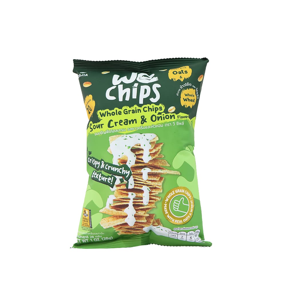 We Chips 全穀脆片 酸忌廉洋蔥味 28克