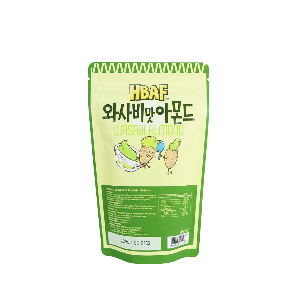 HBAF Dry Roasted Wasabi Almond 190g