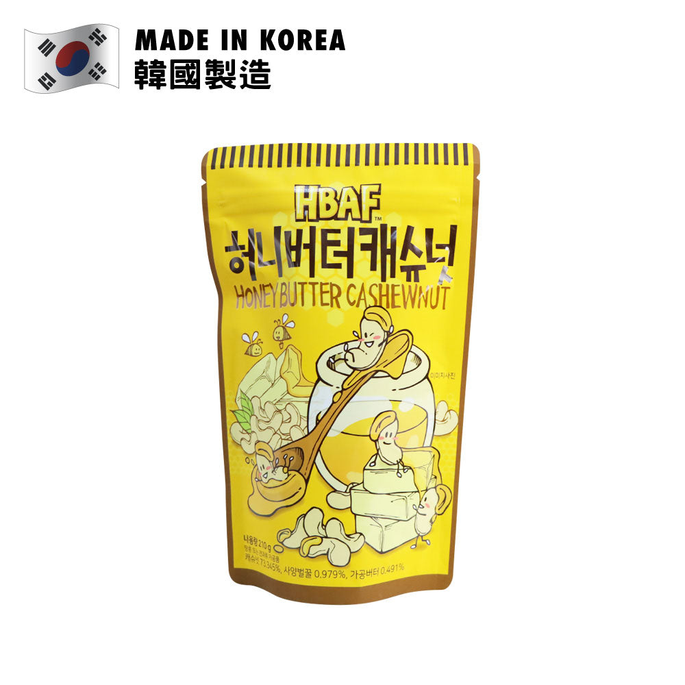 HBAF 乾焗原粒牛油蜂蜜腰果 210克