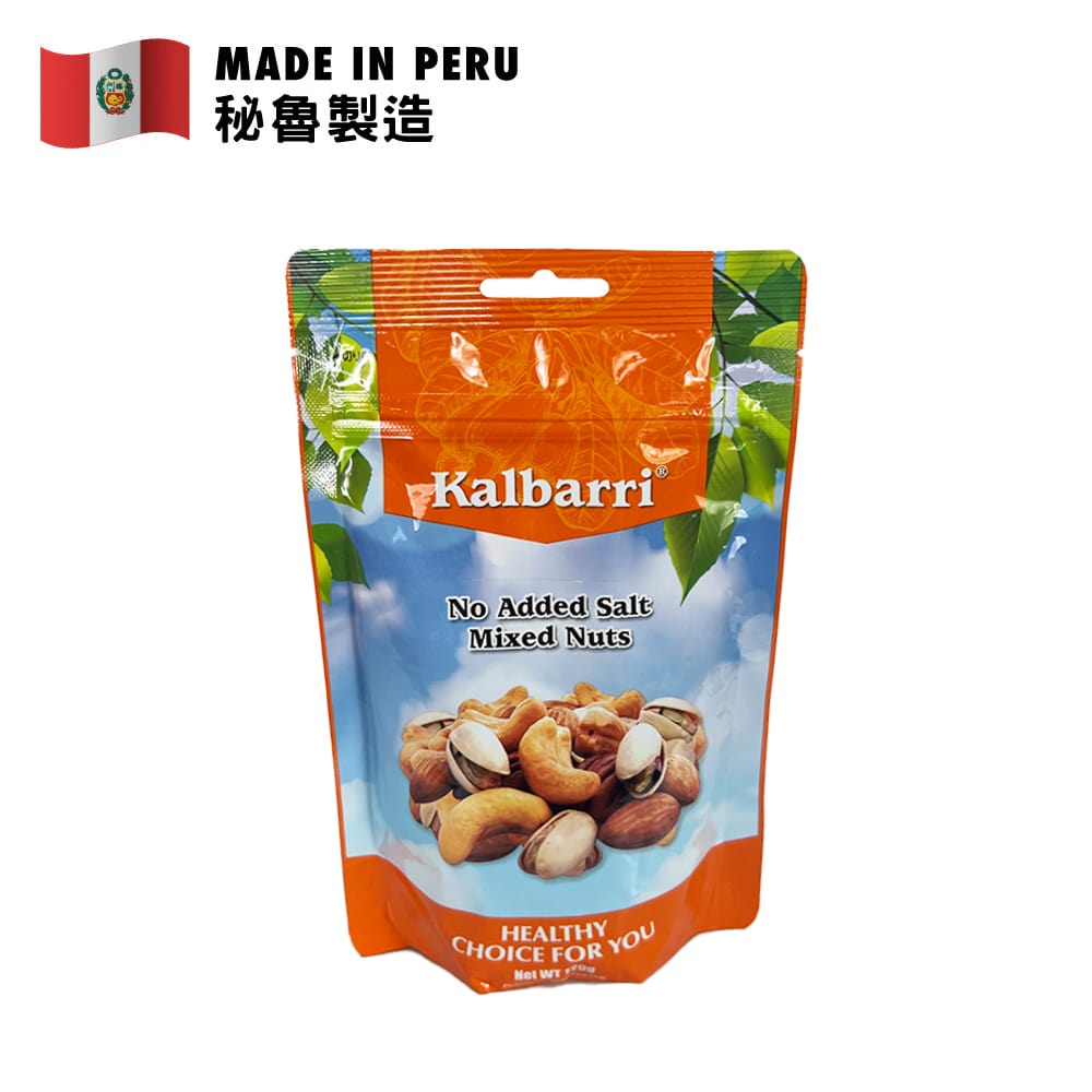 Kalbarri Unsalted Mixed Nuts 120g