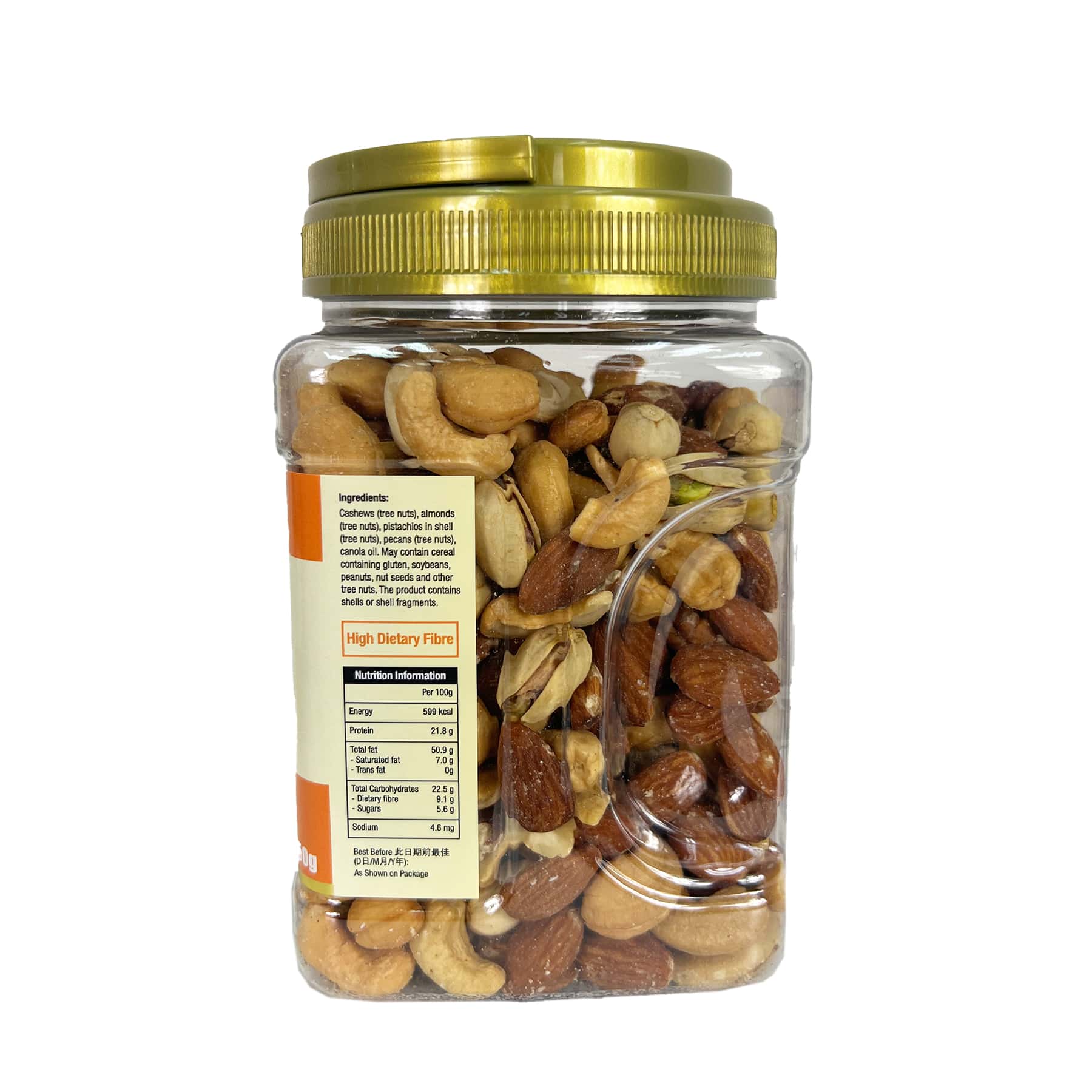 Kalbarri Unsalted Mixed Nuts 450g