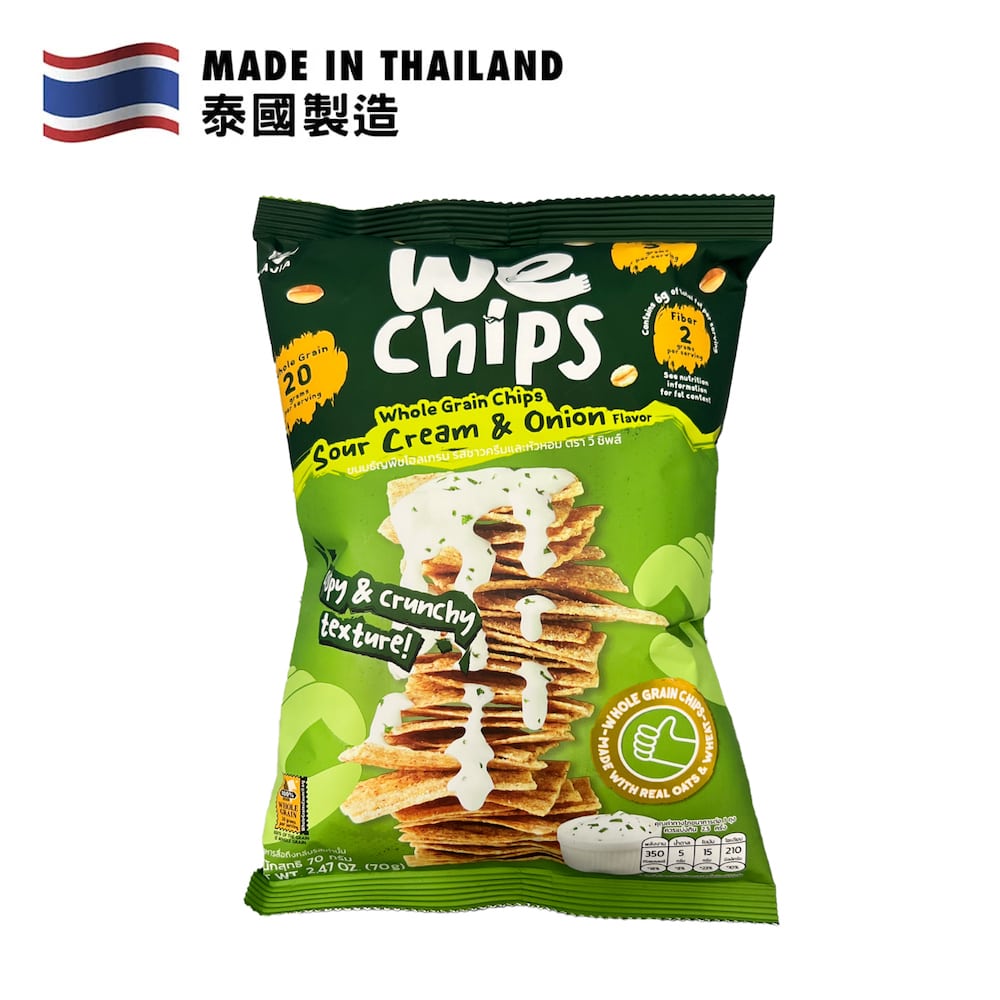 We Chips 全穀脆片 酸忌廉洋蔥味 70克