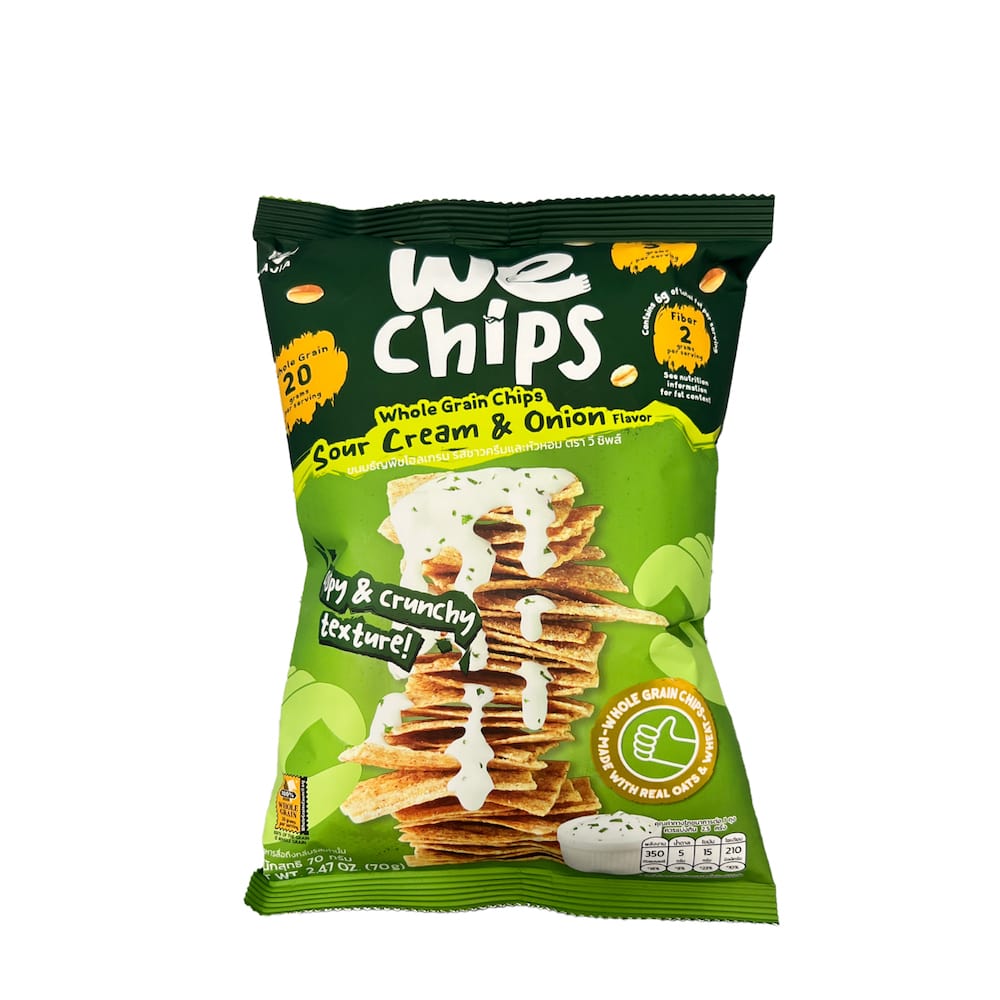 We Chips 全穀脆片 酸忌廉洋蔥味 70克