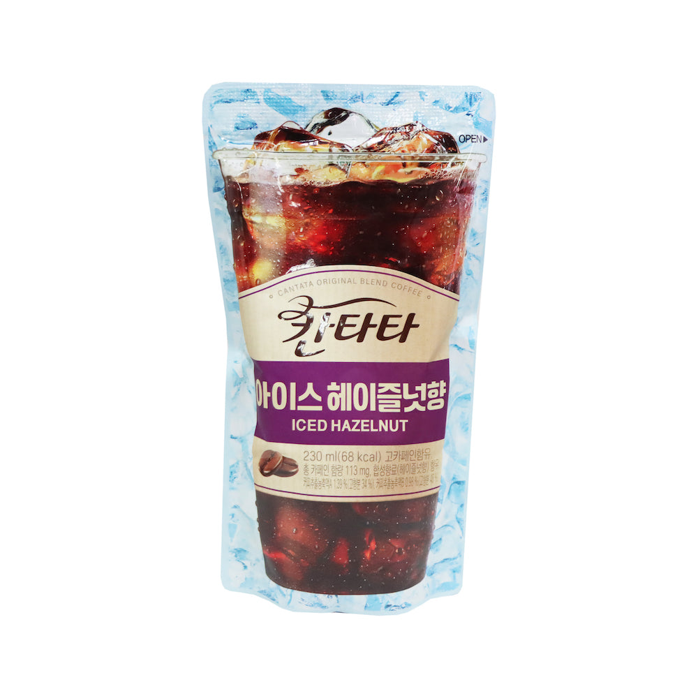 LOTTE CHILSUNG Cantata Instant Iced Hazelnut Coffee 230ml