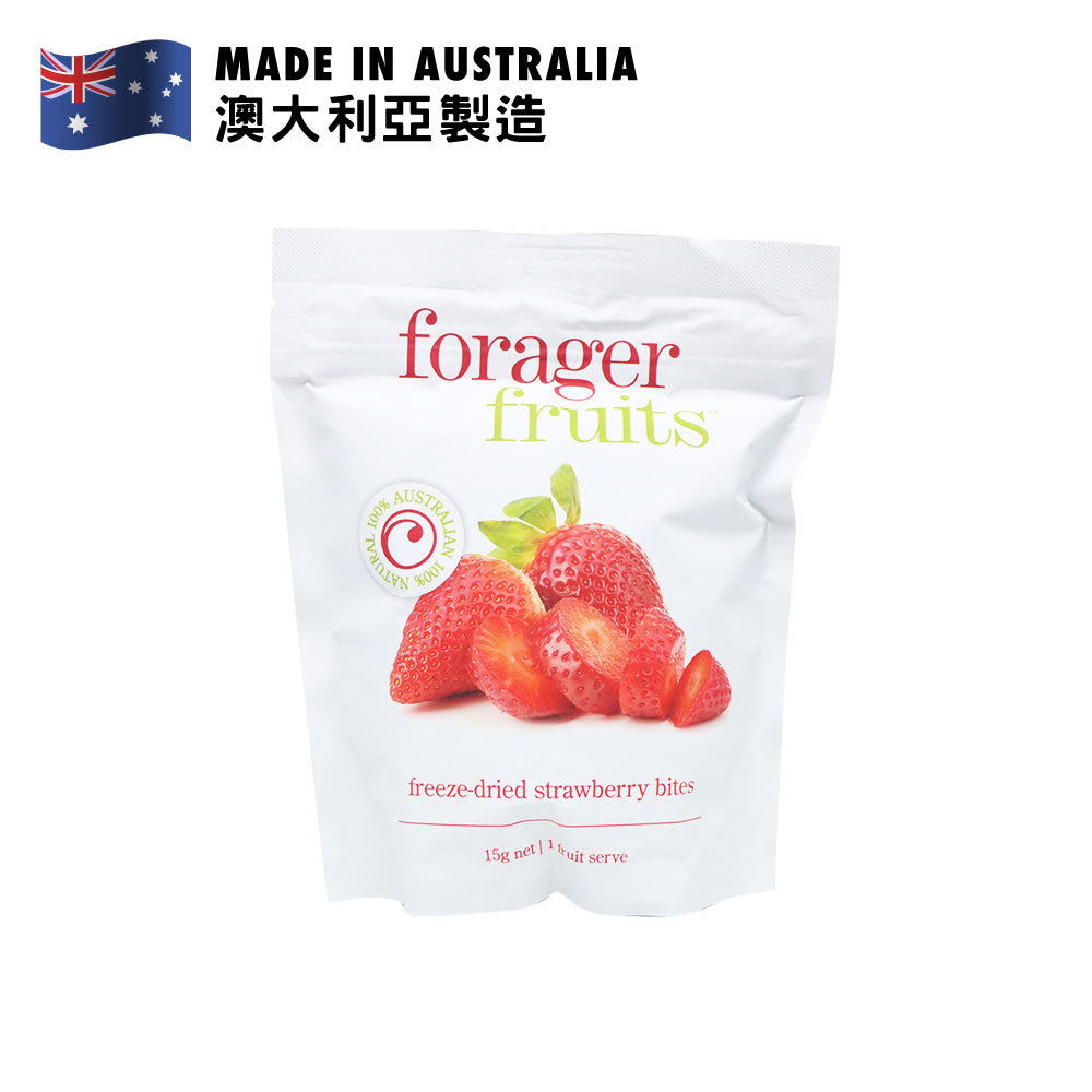 Forager Fruits Freeze Dried Strawberries 15g