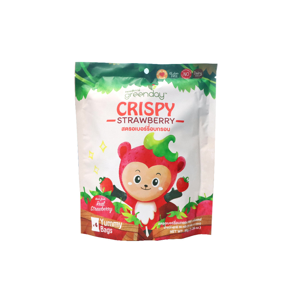 Greenday 開心水果農場 士多啤梨脆脆 (11克 x 4包)