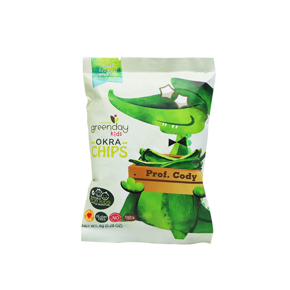 Greenday Happy Fruit Farm Okra Chips 8g