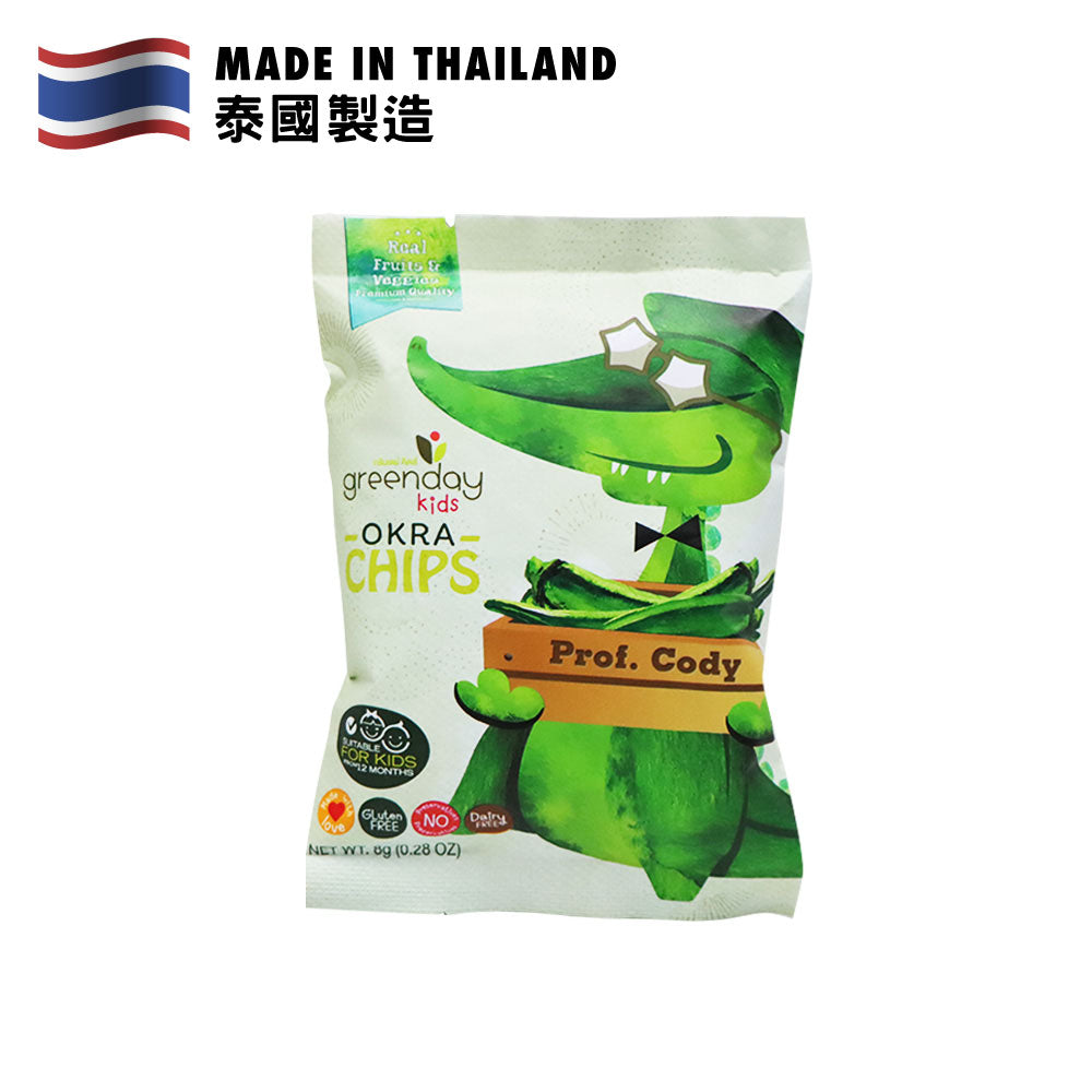 Greenday Happy Fruit Farm Okra Chips 8g
