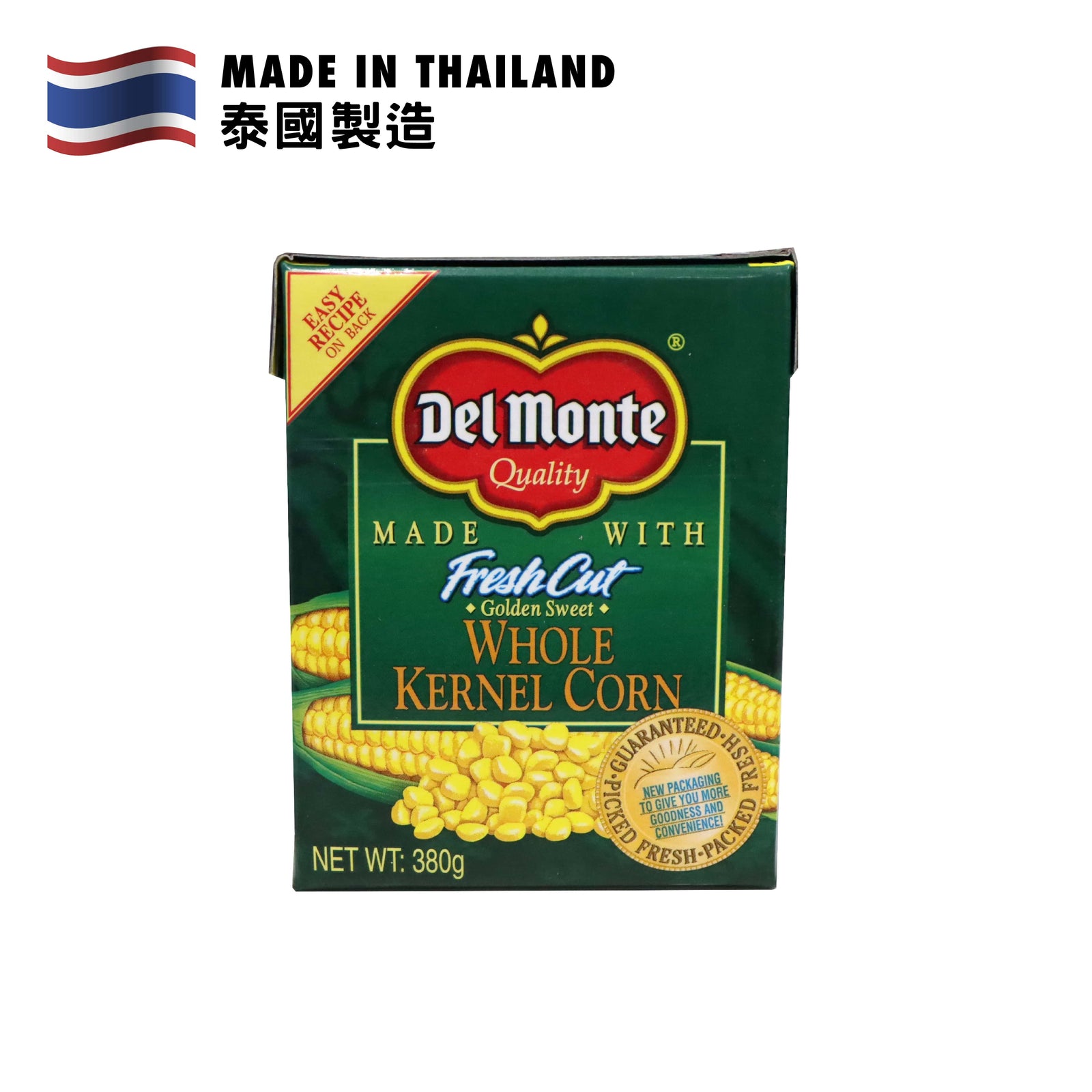 Del Monte Tetra Pack Whole Kernel Corn 380g