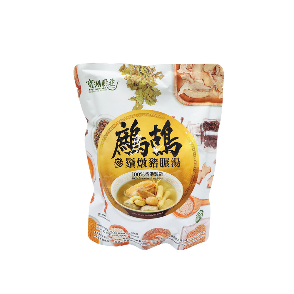 寶湖廚莊 鷓鴣參鬚燉豬𦟌湯 500克