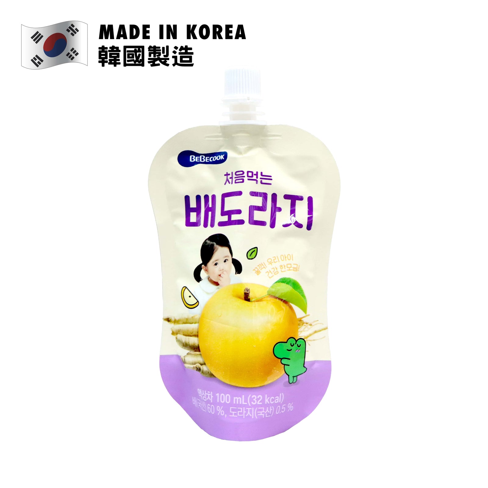 Bebecook 蜜梨桔梗果汁 100毫升