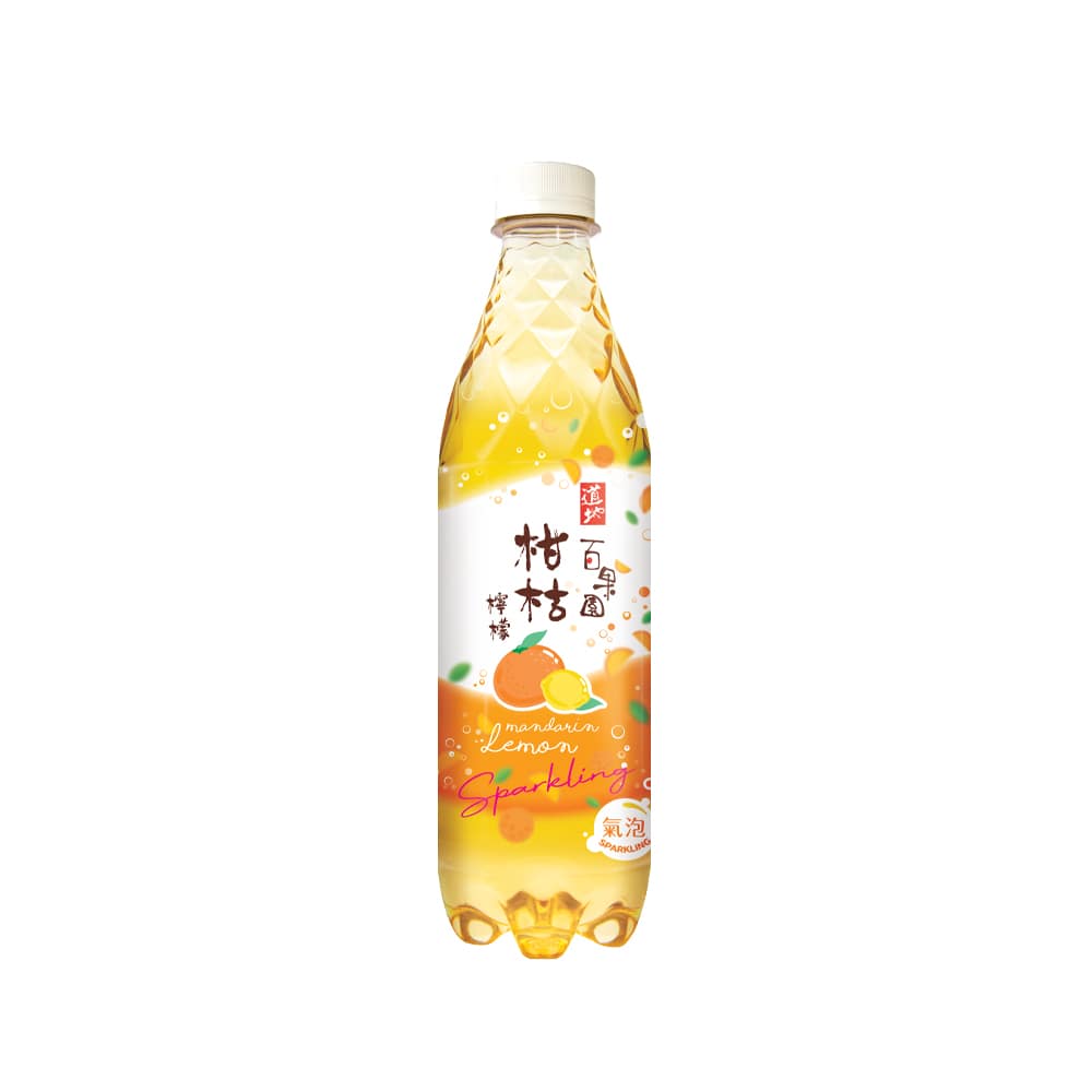 道地百果園柑桔檸檬微碳酸飲品 480毫升
