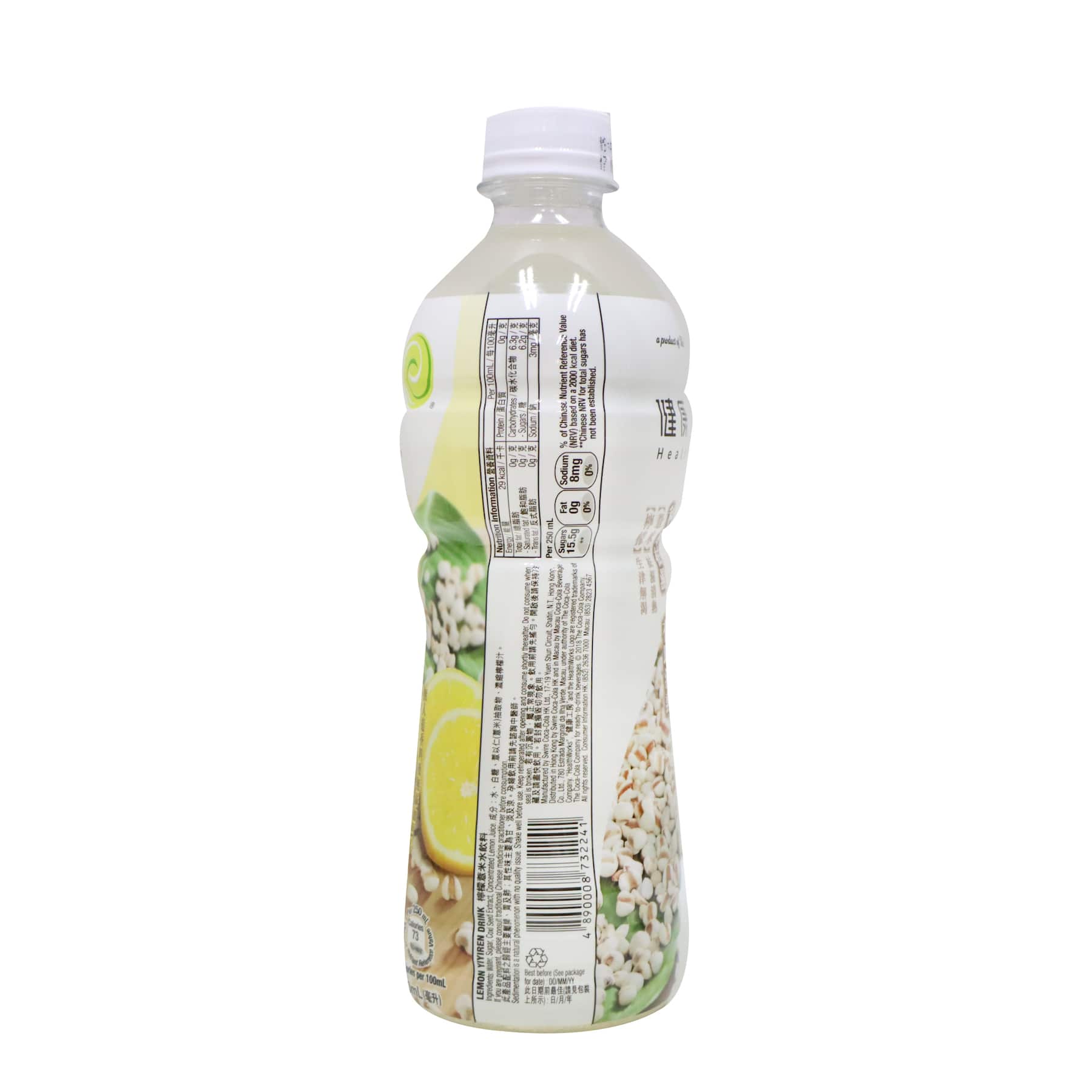 健康工房 檸檬薏米水 500毫升