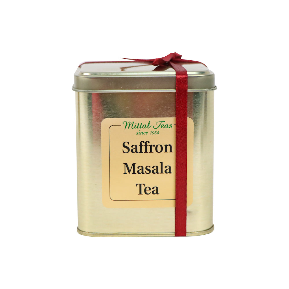 Mittal Teas 方罐裝藏紅花香料茶