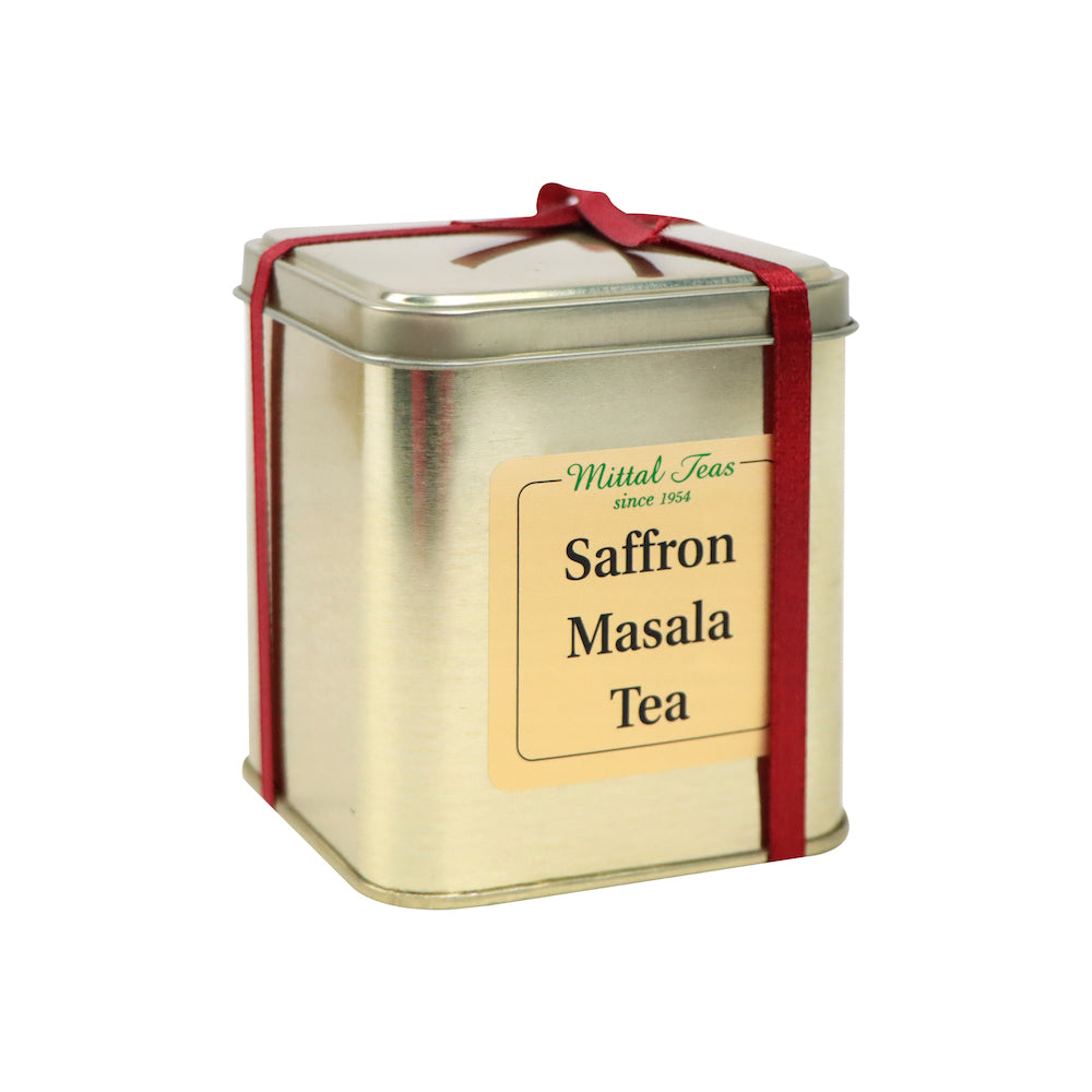 Mittal Teas 方罐裝藏紅花香料茶