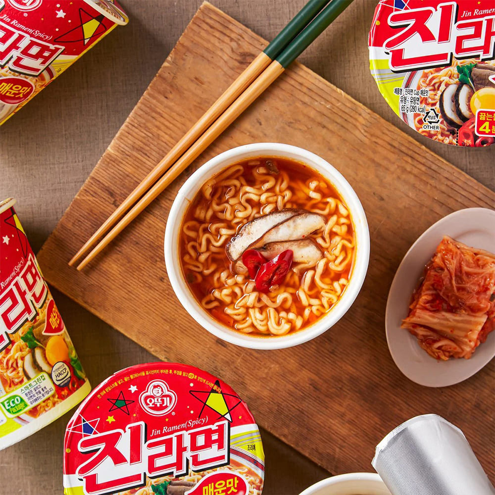 Ottogi Jin Spicy Ramen Cup 110g