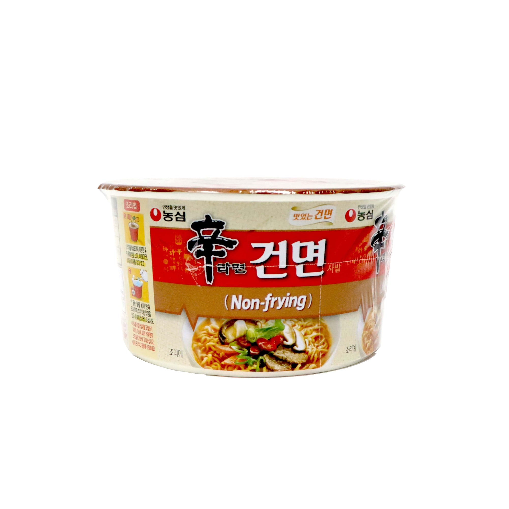 農心非油炸辛辣碗麵 77克