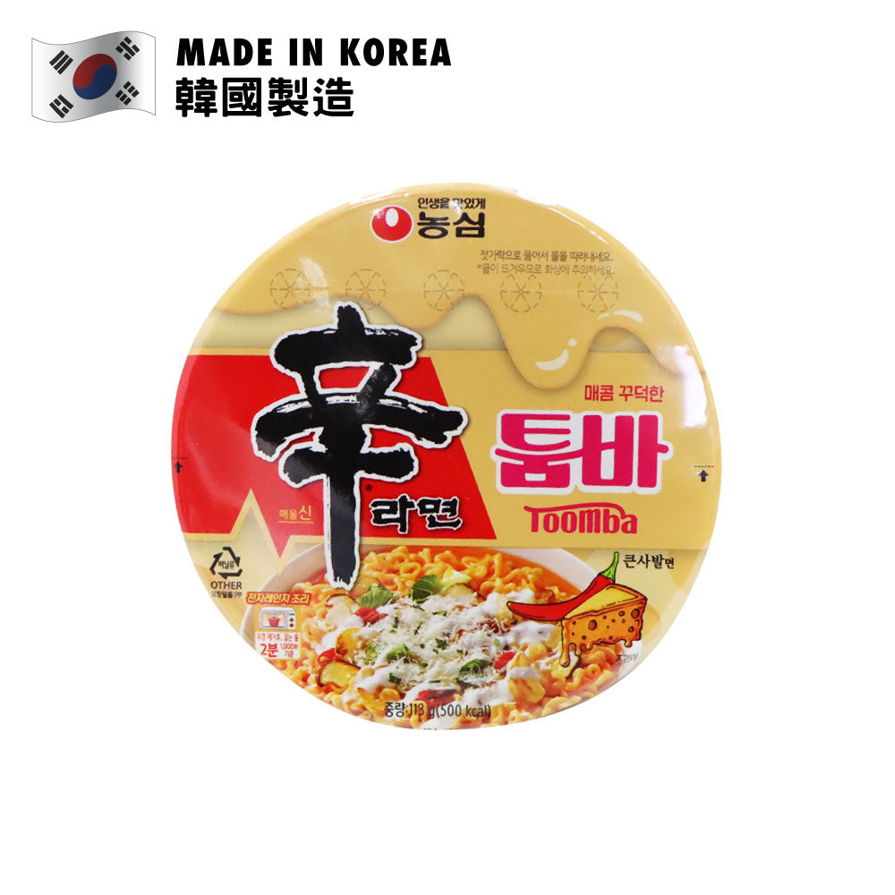 NONGSHIM Shin Ramen Toomba Spicy Creamy  Big Bowl 113g