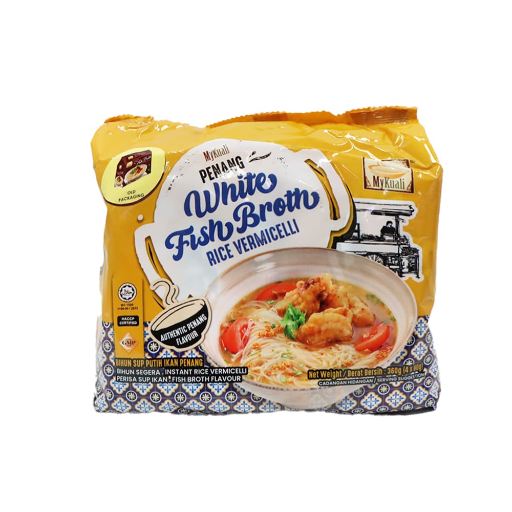 麥可利檳城 濃厚魚湯米粉 90克 x 4包