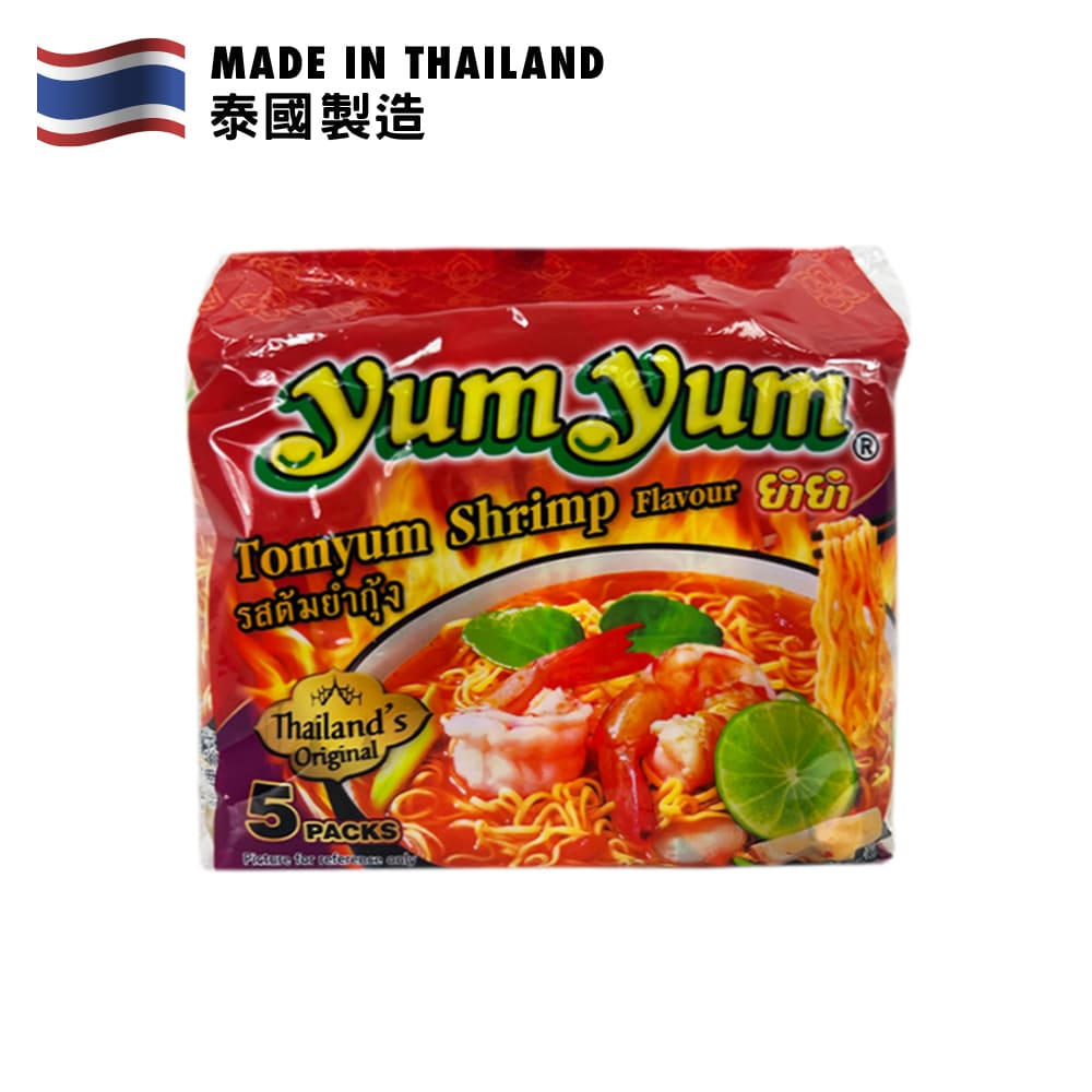 Yum Yum Tom Yum Shrimp Flavour Noodles 5 Packs X 70g
