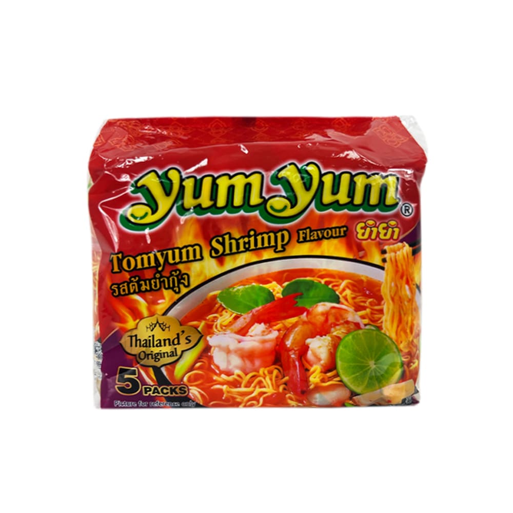 Yum Yum Tom Yum Shrimp Flavour Noodles 5 Packs X 70g