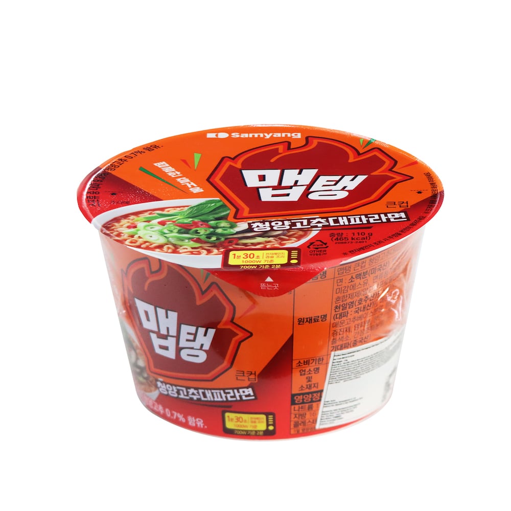 三養 青陽辣椒蔥碗裝拉麵 110克