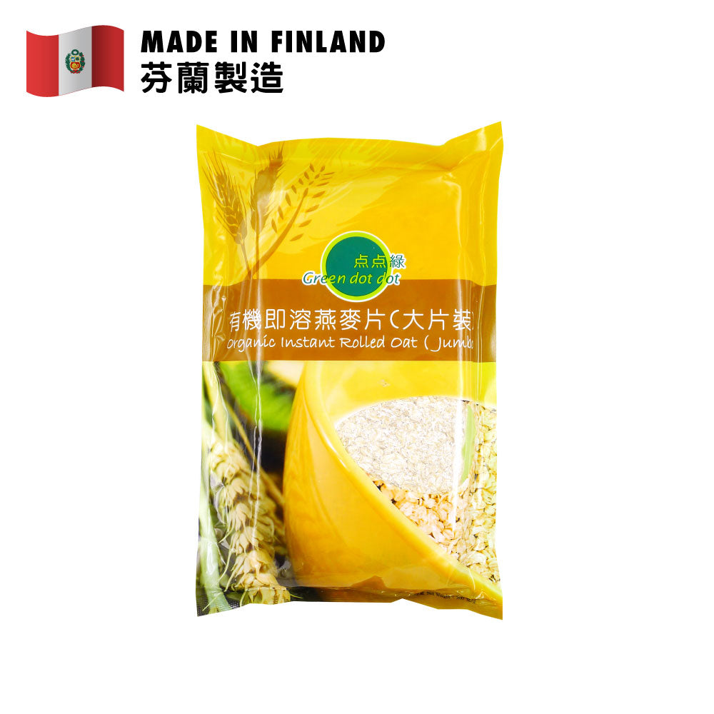 點點綠有機即溶燕麥片 (大片裝) 500克