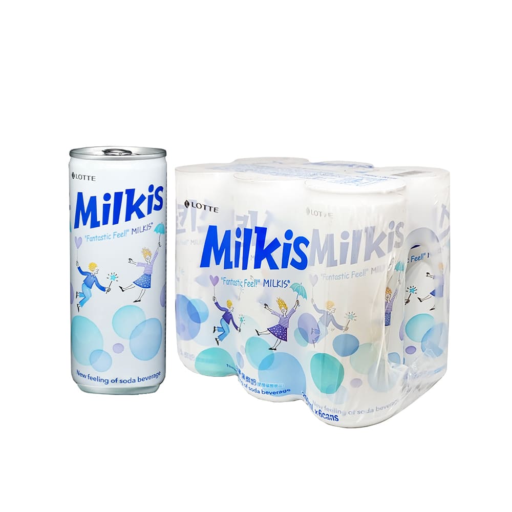 LOTTE Milkis Original 250ml x 6 cans