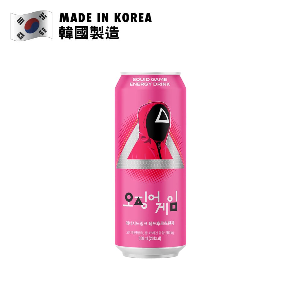 NETFLIX x 魷魚遊戲能量飲品 熱情果味 500毫升