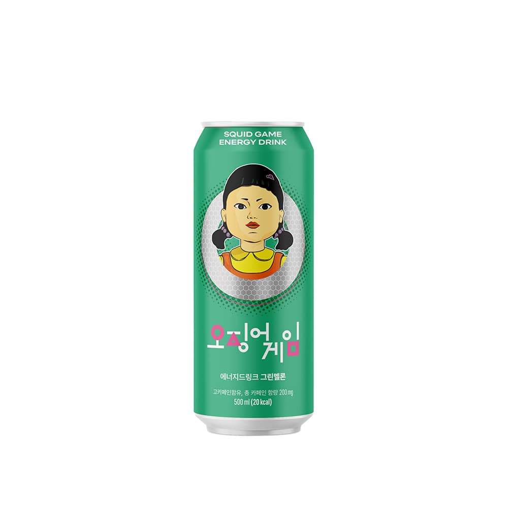 NETFLIX x 魷魚遊戲能量飲品 蜜瓜味 500毫升
