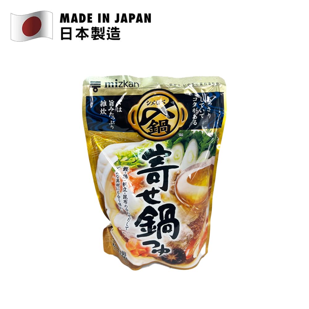 MIZKAN 海陸鍋火鍋湯底(昆布鏗魚帶子雞骨味) 750毫升