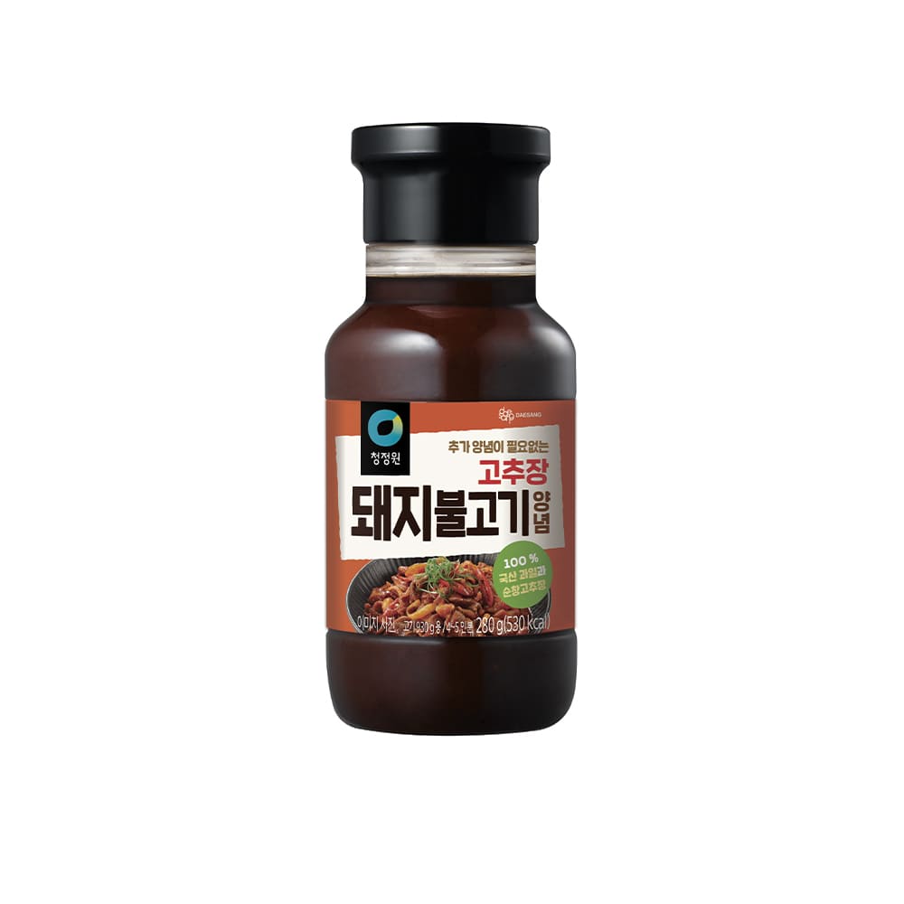 Chung Jung One Marinade Korean Spicy Pork Marinade Sauce 280g