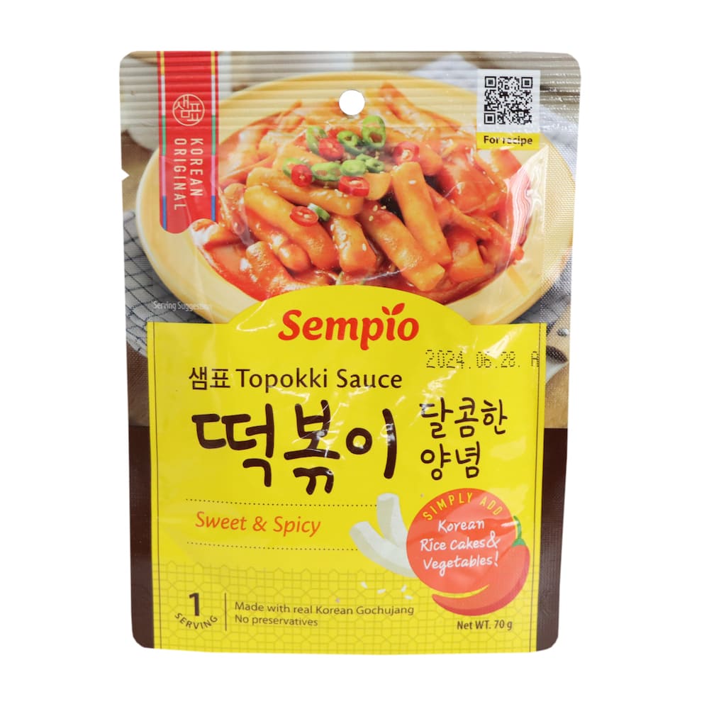 Sempio Topokki Sauce Sweet & Spicy Flavor