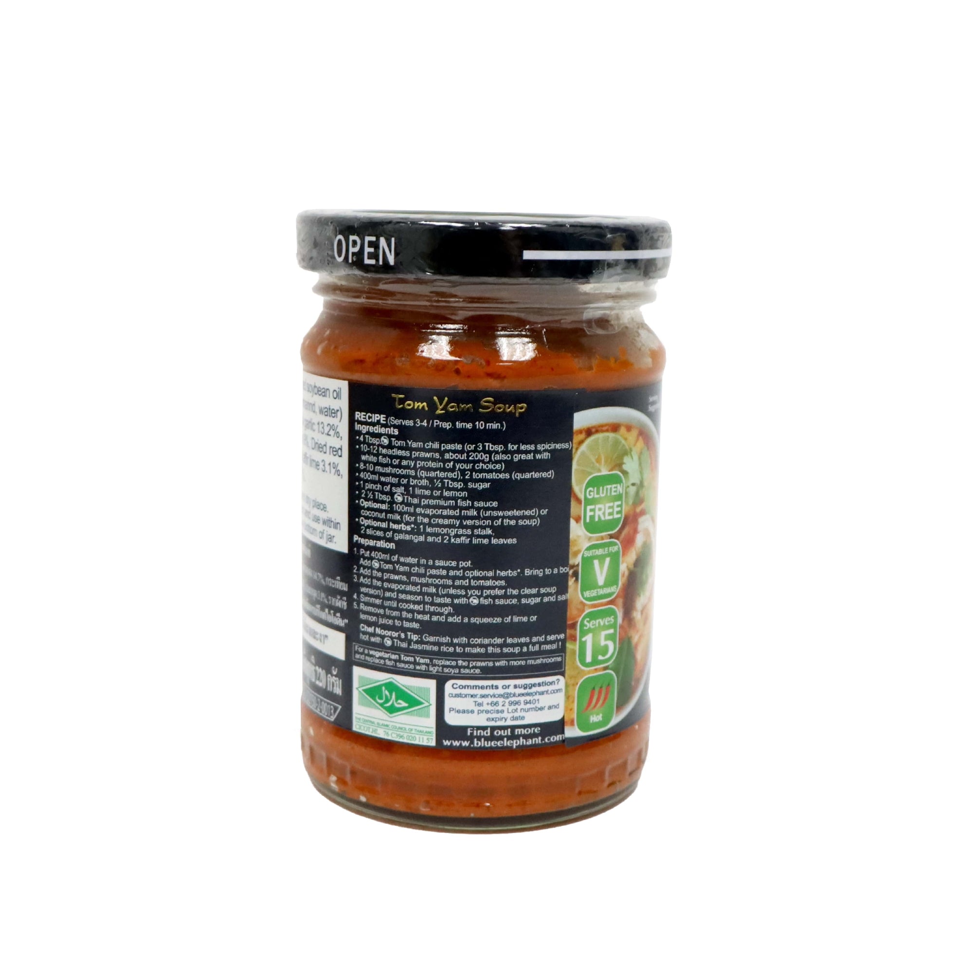 Blue Elephant Tom Yam Chilli Paste 220g