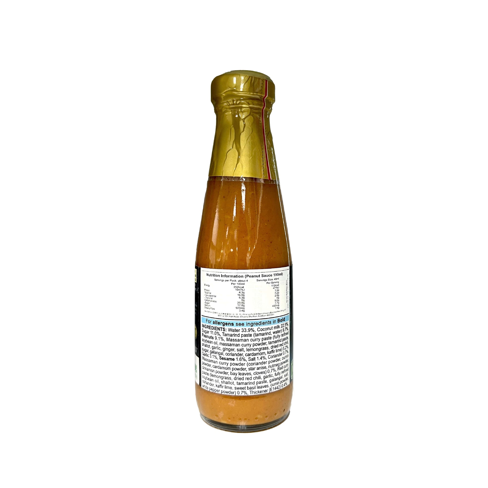 Blue Elephant Peanut Sauce 190ml