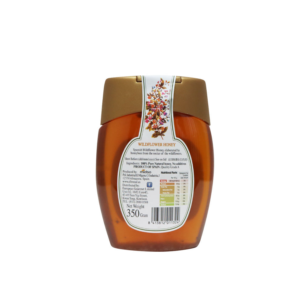 EL Brezal Wildflower Honey in Squeezable Bottle 350g