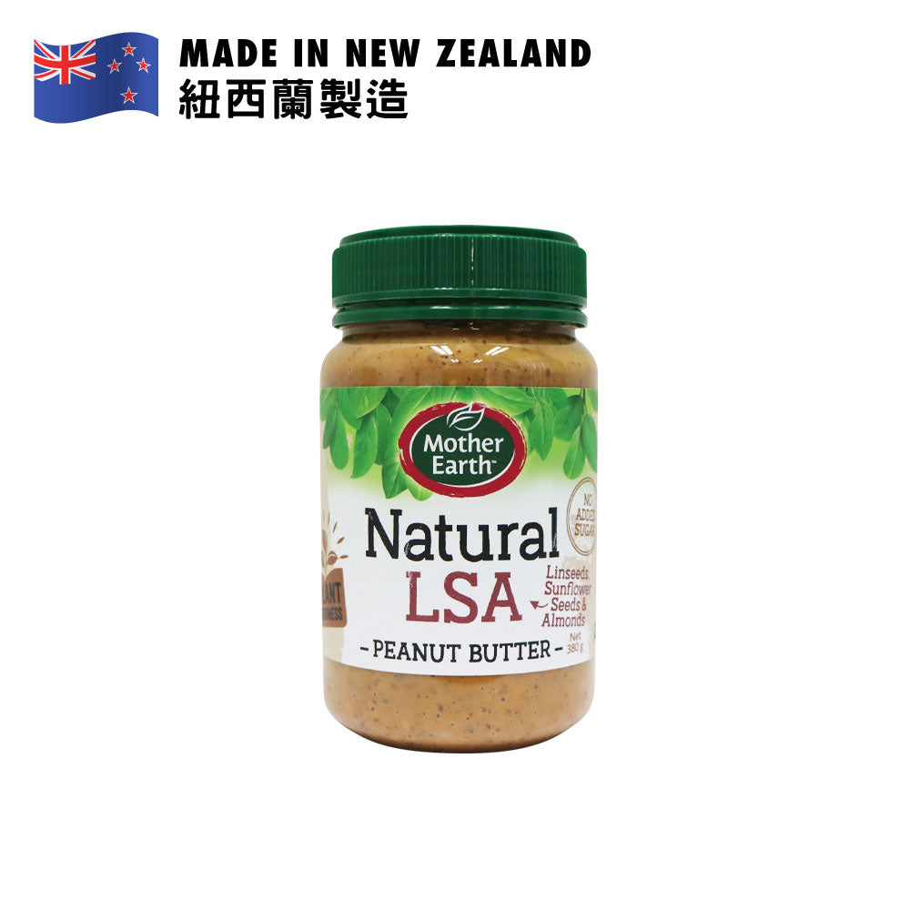 Mother Earth Natural LSA Peanut Butter 380g