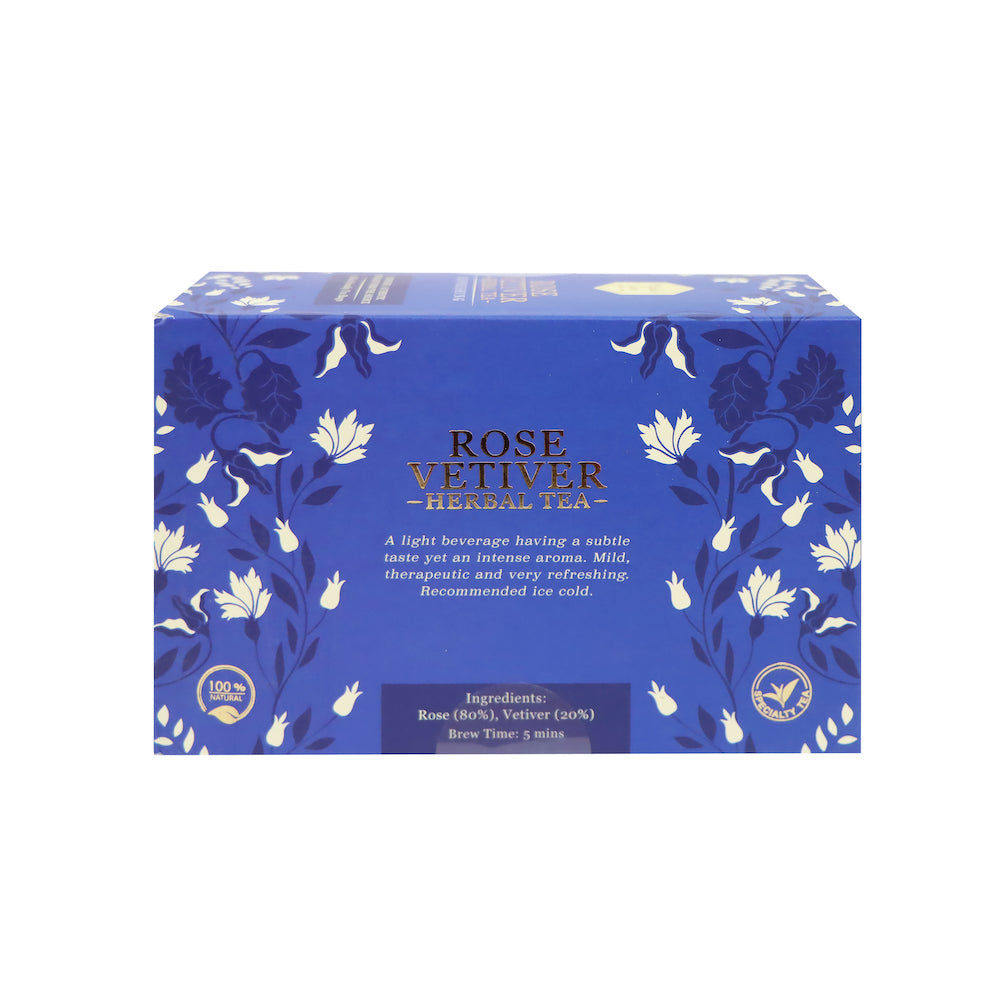 Mittal Teas Rose Vetiver Herbal Tea (20 in 1 box)