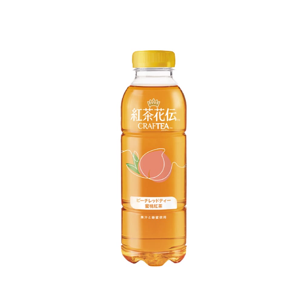 紅茶花伝™Craftea™蜜桃紅茶飲料500毫升