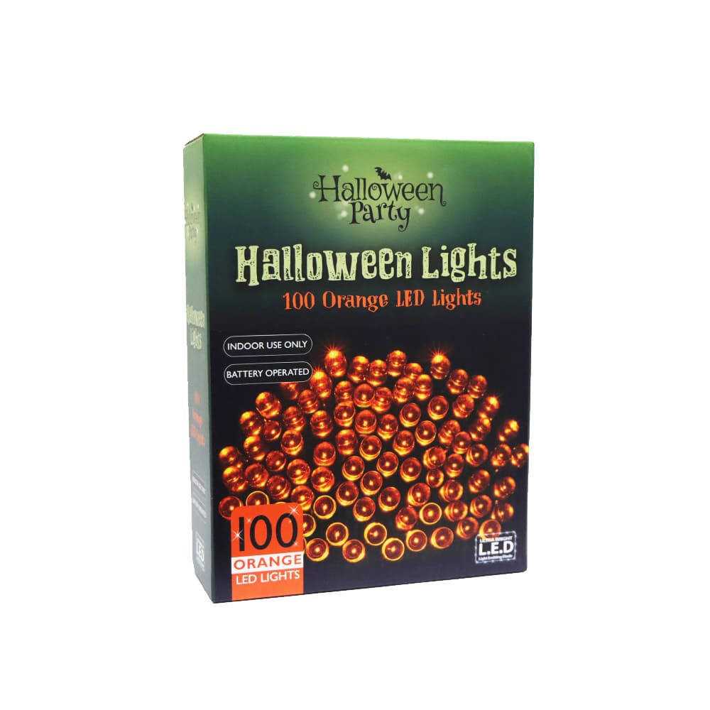 Halloween Party Halloween Lights (100 Orange LED Lights)
