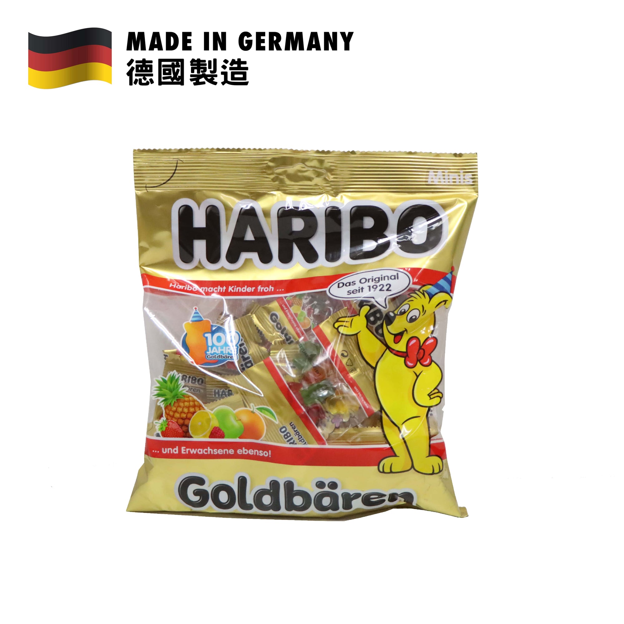 德國Haribo 迷你經典果汁熊仔軟糖 大包裝 250g