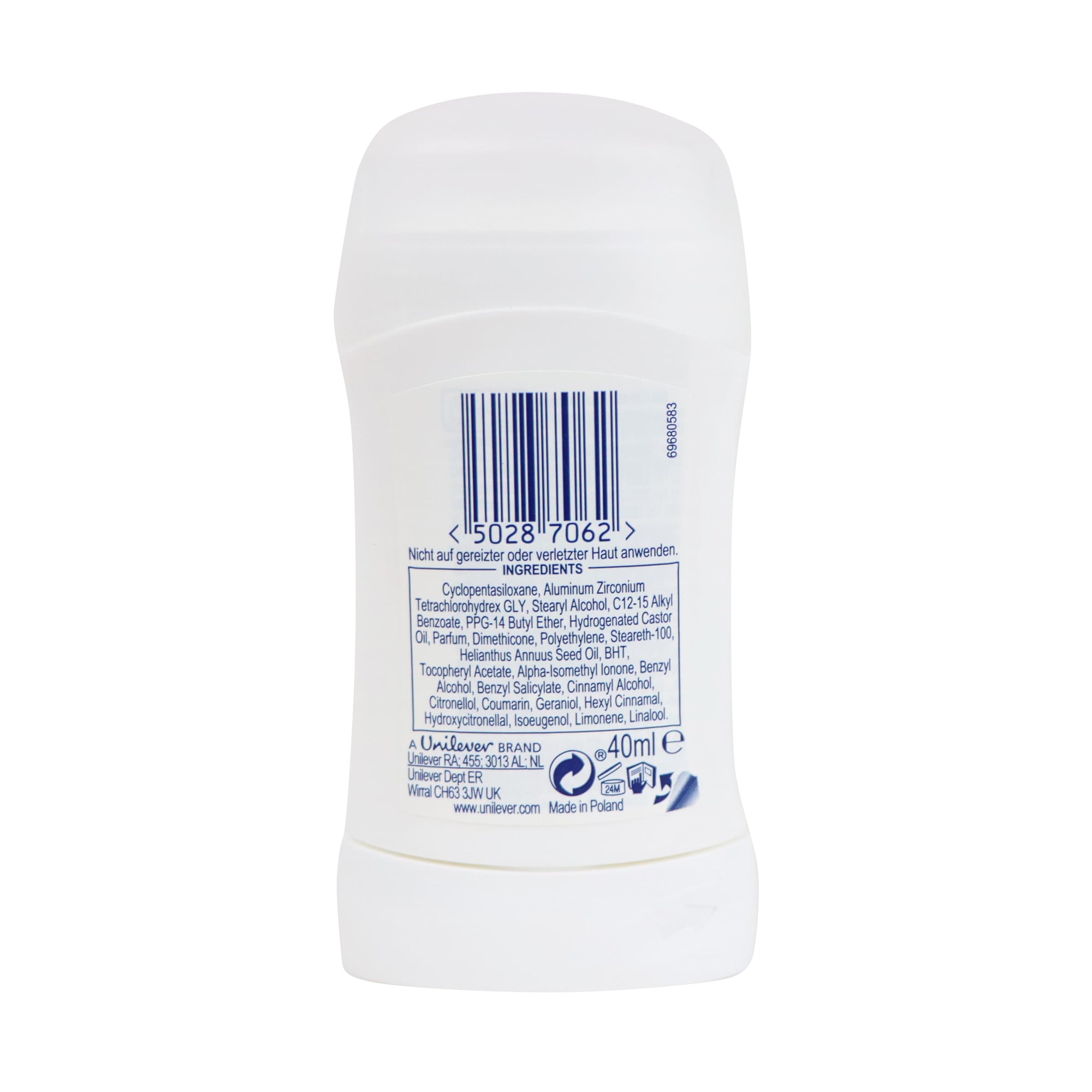 Dove Invisible Dry Stick Anti-Perspirant Deodorant 40ml