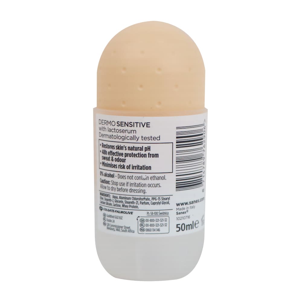 Sanex pH Balance Dermo Roll On Antiperspirant for Sensitive Skin 50ml