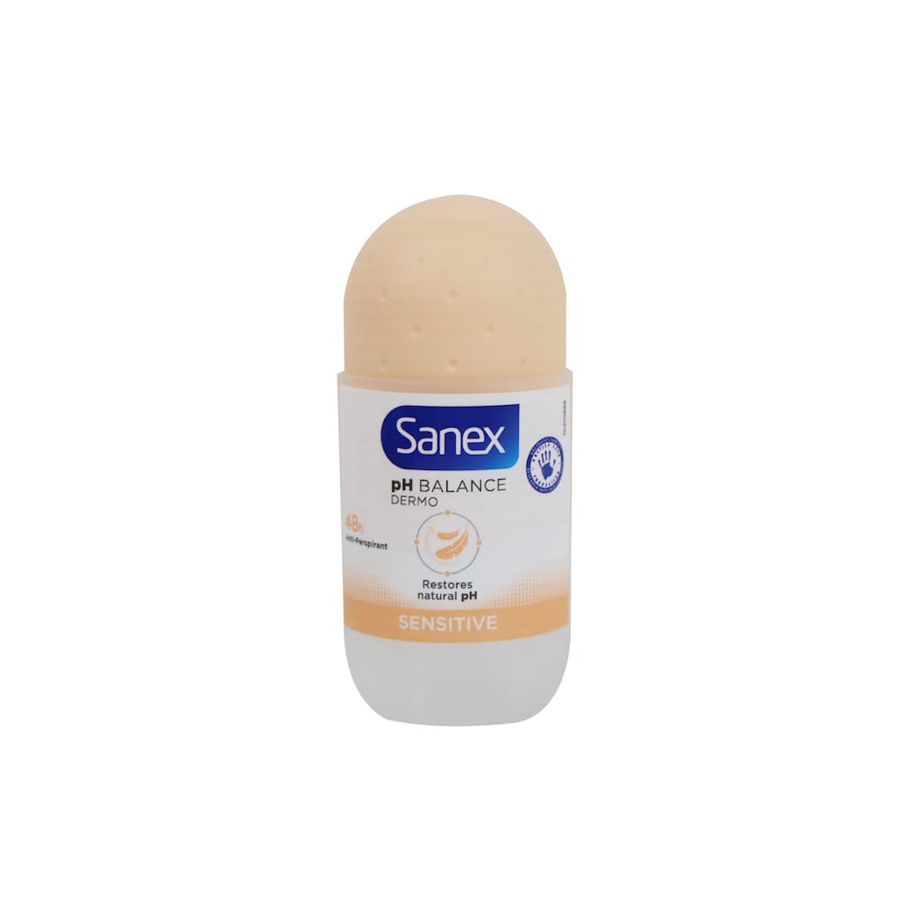 Sanex pH Balance Dermo Roll On Antiperspirant for Sensitive Skin 50ml