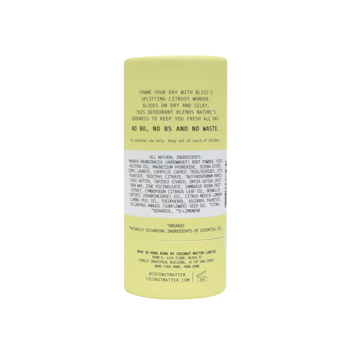 Coconut Matter Mood Deodorant Bliss 30g