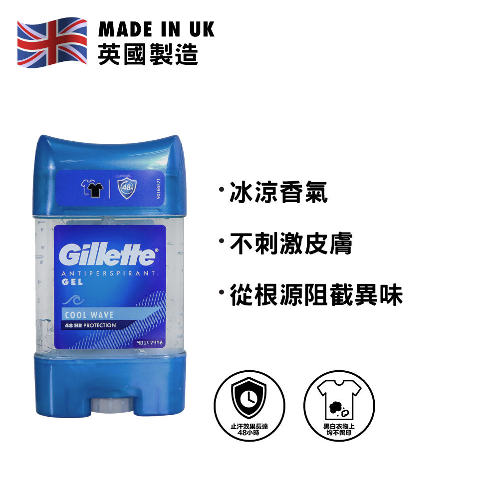 Gillette Antiperspirant Gel Cool Wave 70ml