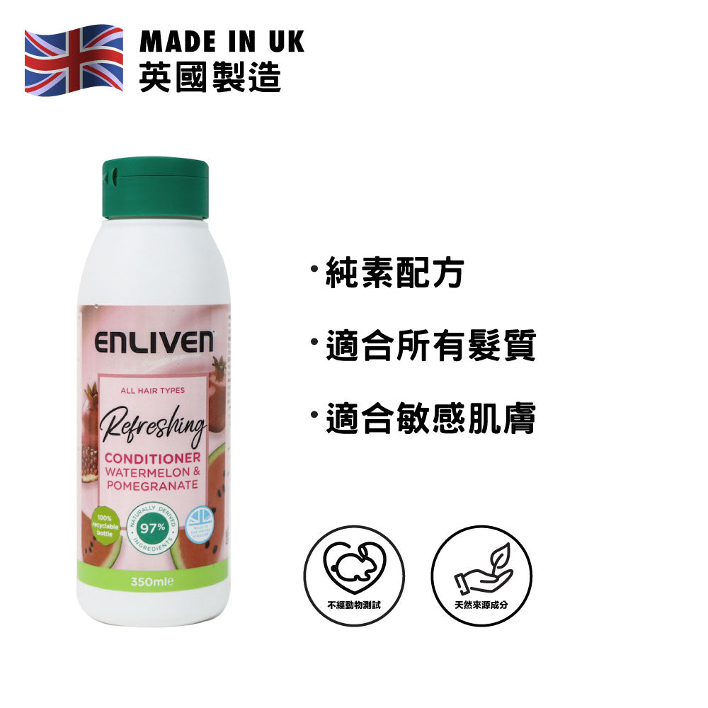 Enliven Watermelon & Pomegranate Refreshing Conditioner 350ml